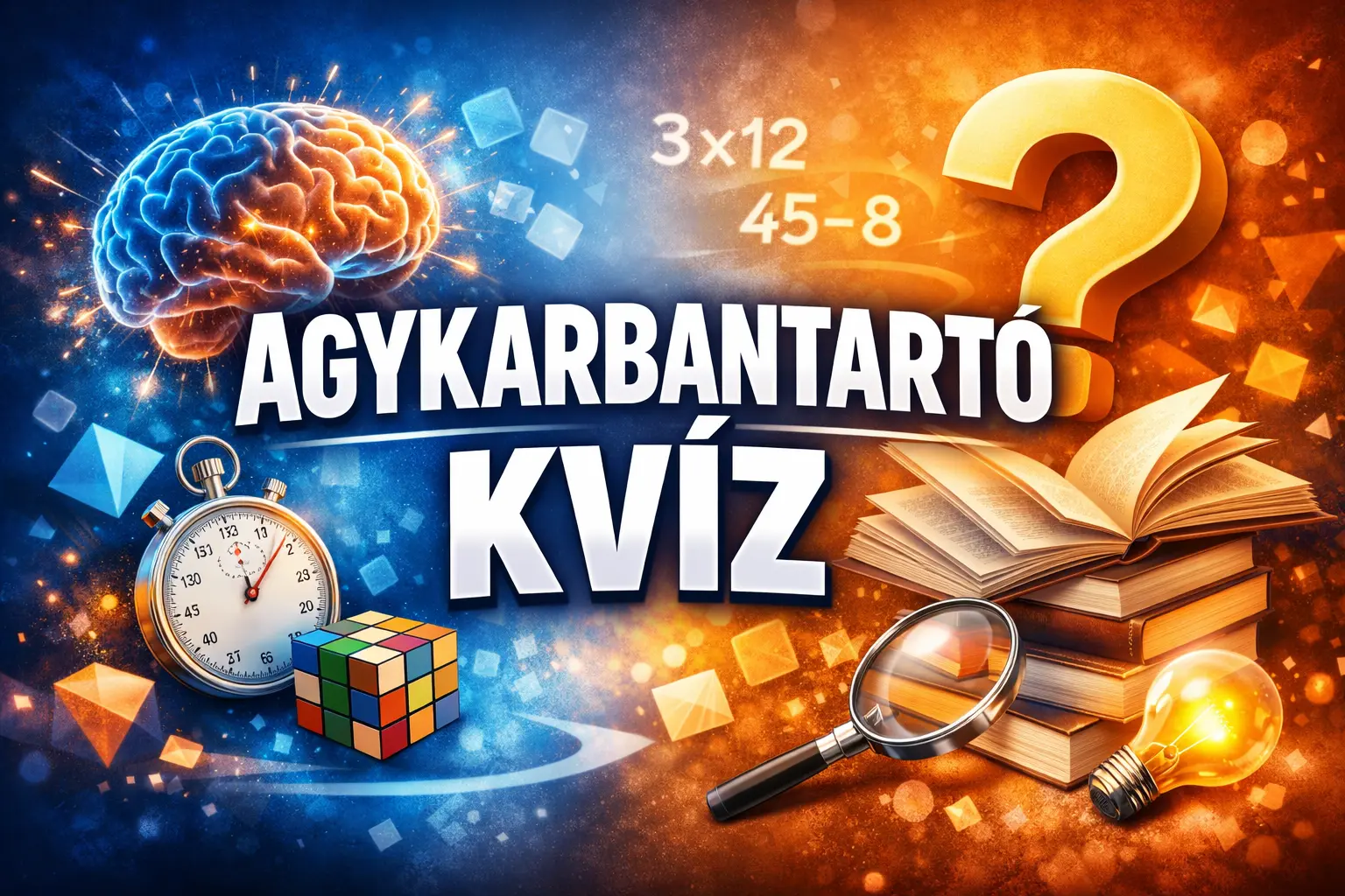 Agykarbantartó kvíz: Egy szuper vegyes feladatsort állítottunk össze. 5-ből 4 legalább menni fog?