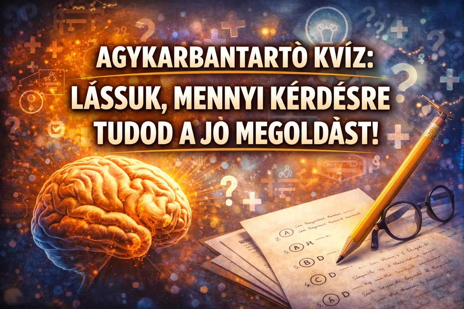 Agykarbantartó kvíz: Lássuk, mennyi kérdésre tudod a jó megoldást!