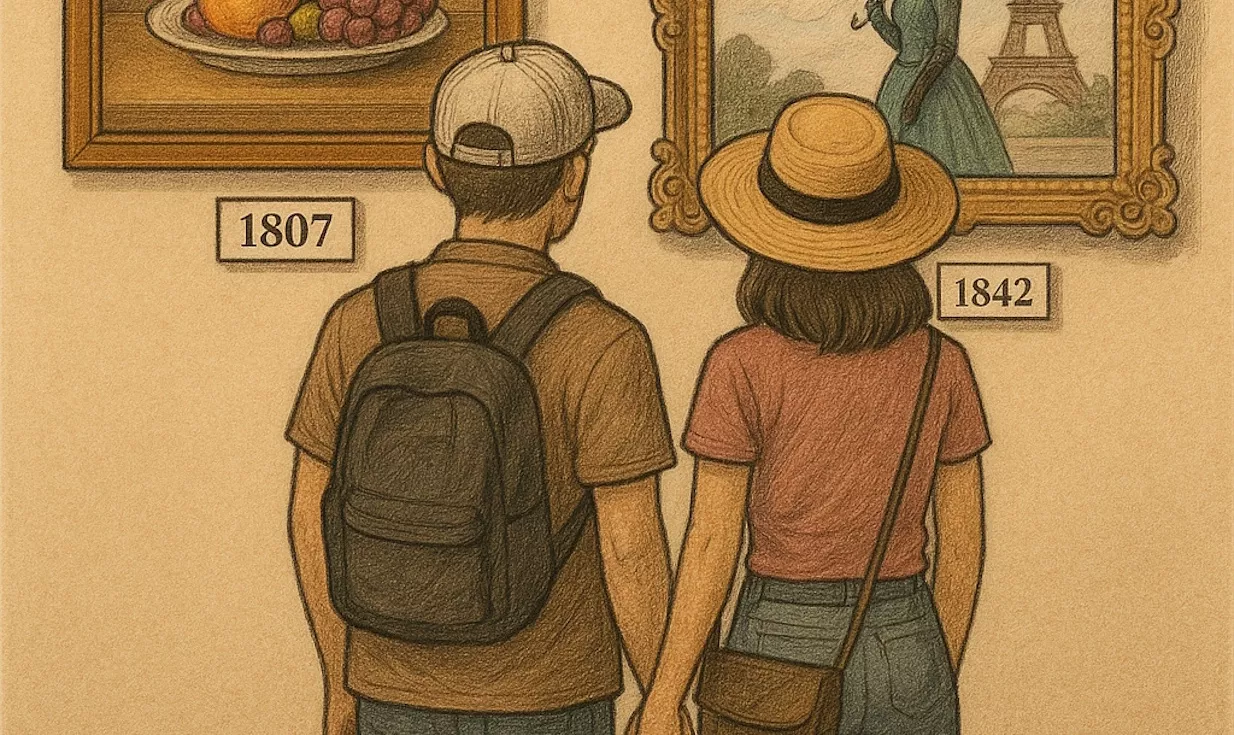 Félperces IQ-teszt: valami nagyon nem passzol ebben a múzeumi jelenetben. Te kiszúrod a bakit?